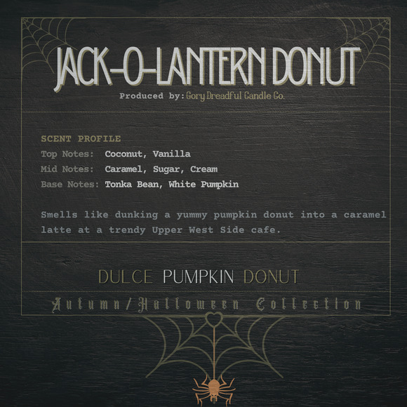 Jack-O-Lantern Donut Sizzling Room Salt Potpourri: Dulce Pumpkin Donut Scent - Picture 2 of 10